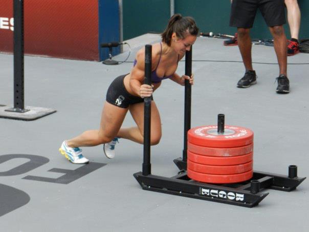 crossfit sled push